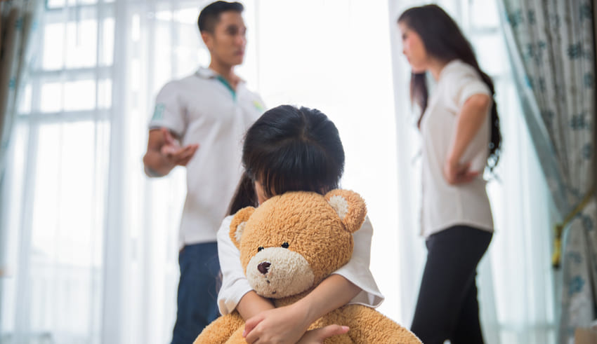 La importancia de no discutir delante de los niños
