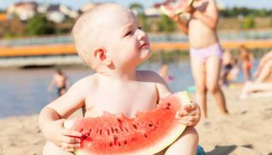 Alimentación para combatir el calor en bebés menores de 2 años